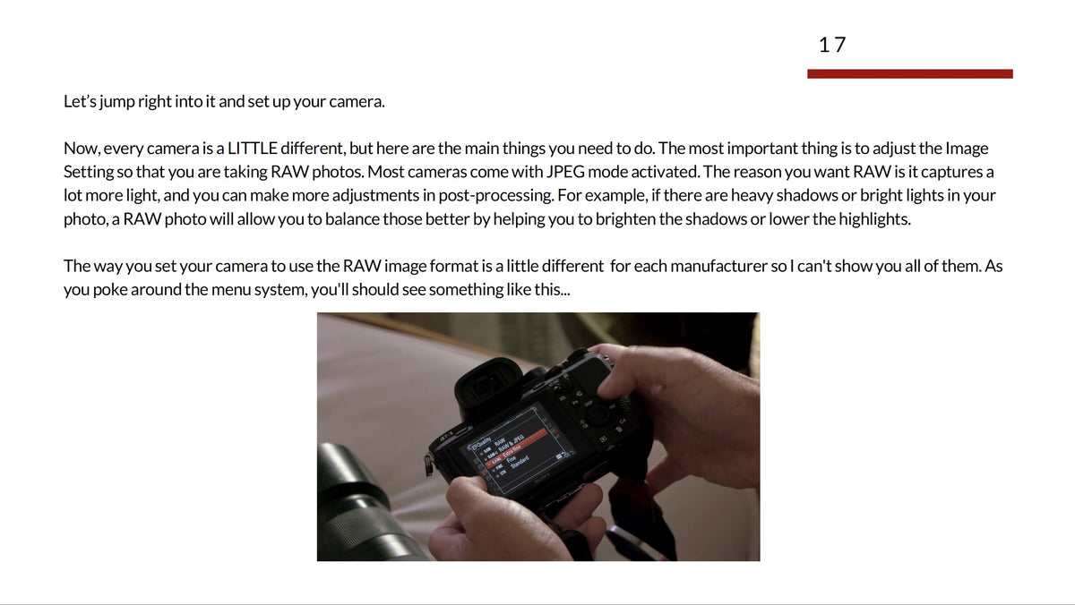 Beginning Photography eBook